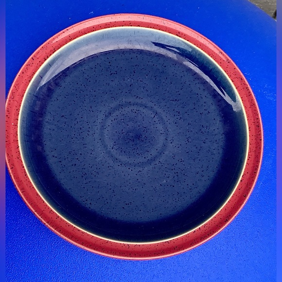 Red & Blue DENBY HARLEQUIN Dinner Plate Replacement - Picture 4 of 14